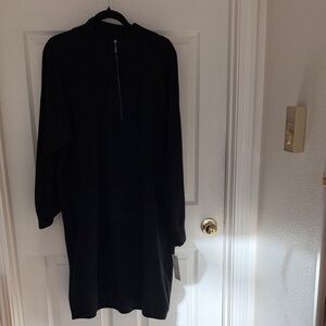 DKNY Black Midi Dress